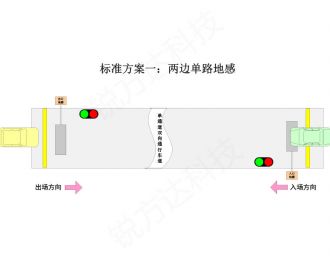 單通道紅綠燈引導系統